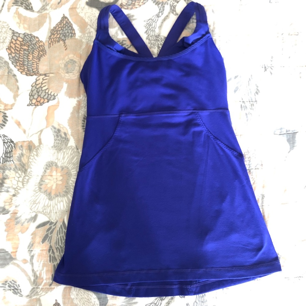 Lululemon Cross My Heart Tank, Sz 6